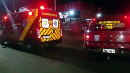 Motociclista fica em estado gravíssimo após acidente no cruzamento da Av. Brasil com Rua Catanduvas
