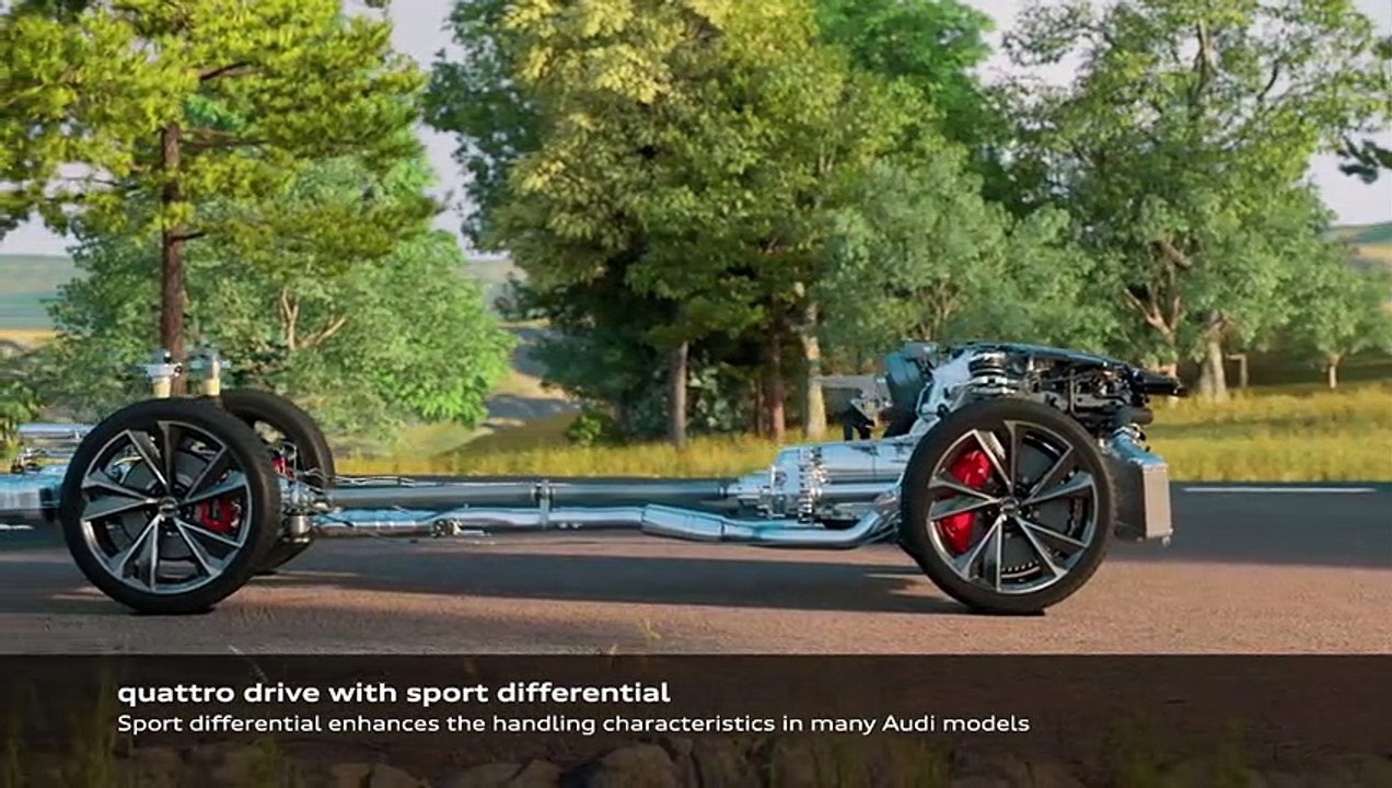 Chức năng vi sai thể thao trên xe Audi