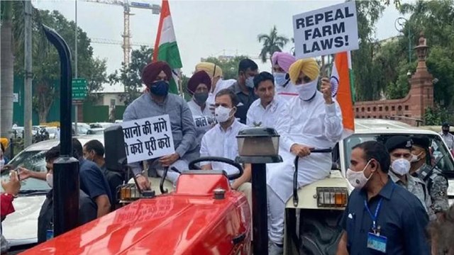 Here's what police said about Rahul’s tractor march