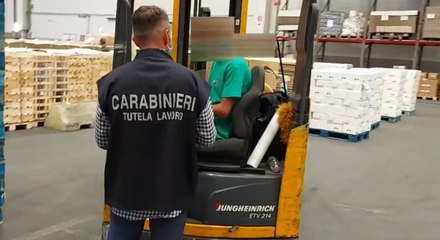 Condizioni di lavoro in settore logistica: controlli in 10 grandi siti nazionali (27.07.21)