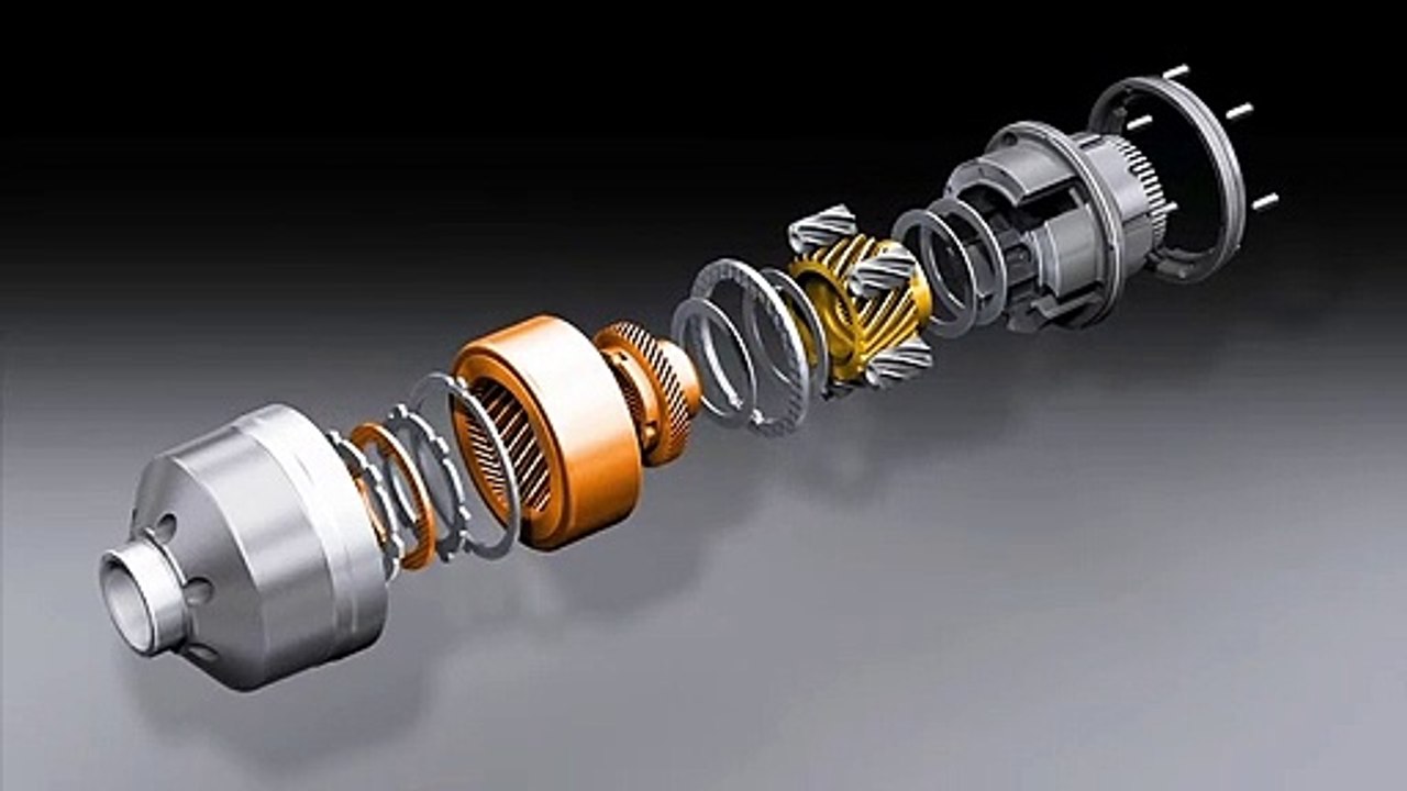 Bộ vi sai trung tâm tự khóa trên xe Audi