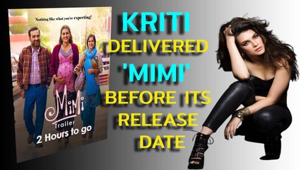 Here's the truth why Kriti Sanon delivered 'Mimi' 4 days before its release date