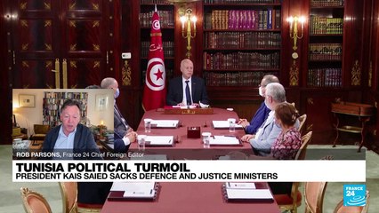 Tunisia on edge as president suspends parliament, fires PM
