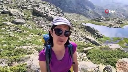 Bursa'da yazın ortasında buz tüneli