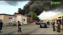 Incendio in azienda caffè nel Casertano: ennesimo disastro ambientale (27.07.21)