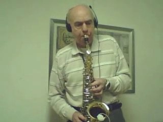 Melody "Look Fot the Silver Lining" on Alto Saxophone.