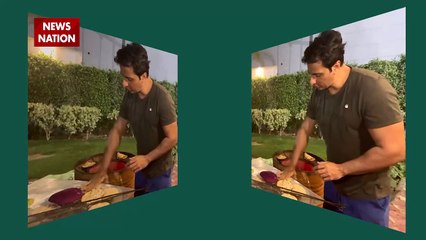 Sonu Sood makes tandoori rotis at his Punjabi Dhaba !