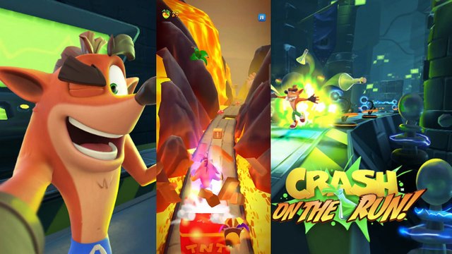 Crash Bandicoot: On The Run! | Nitrus Brio Mutant Frost Level 2!