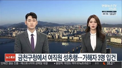 금천구청에서 여직원 성추행…가해자 3명 입건