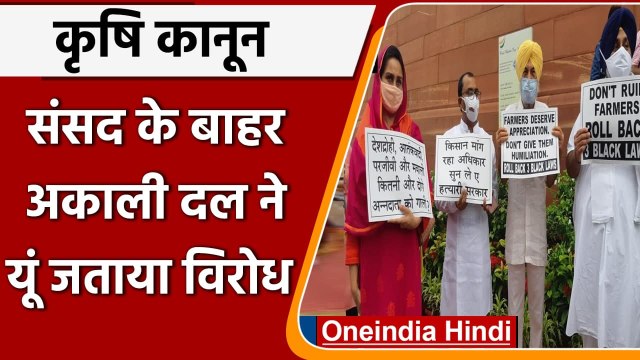 Farm Laws: किसानों के समर्थन में Akali Dal, Sukhbir Badal और Harsimat Kaur का तंज | वनइंडिया हिंदी