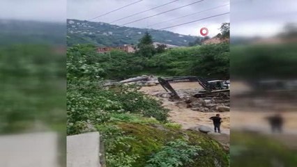 Giresun'un Doğankent ilçesinde sel tedbirleri
