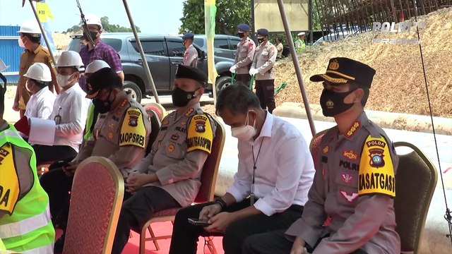 Peletakan Batu Pertama Pembangunan Rusun Keluarga Satbrimob Polda Kepulauan Riau