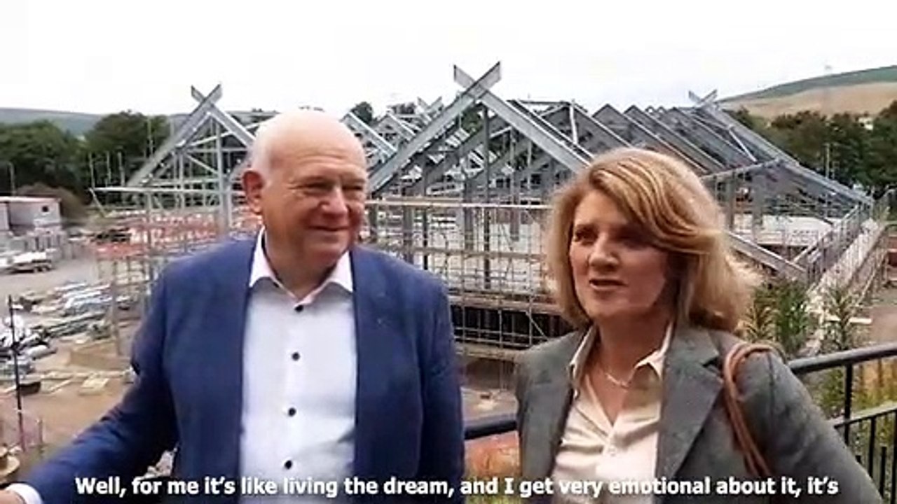 New whisky distillery and visitor centre Ad Gefrin under construction