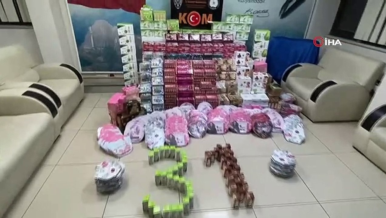 Hatay’da 10 bin 158 adet gümrük kaçağı kişisel bakım ürünü ele geçirildi