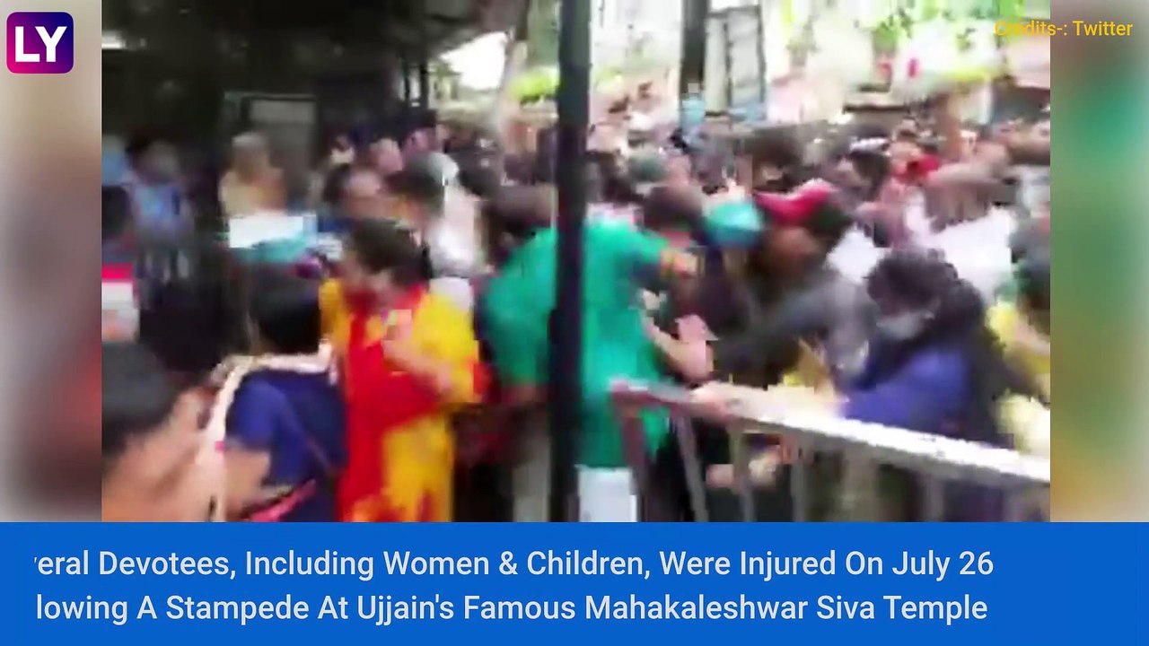 Ujjain Mahakal Temple Sees Stampede As Massive Crowds Visit On First Monday Of Shravan, Dozens Injured