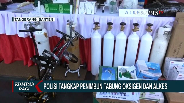 Penimbun Tabung Oksigen dan Alat Kesehatan di Tangerang Ditangkap, Ternyata Pemakai Narkoba Juga