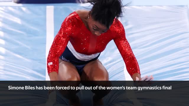 Biles forced out of gymnastics team final
