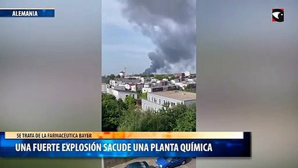 Una fuerte explosión sacude una planta química