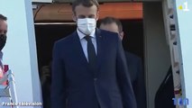 Emmanuel Macron recouvert de fleurs ? Ces drôles d'images intriguent