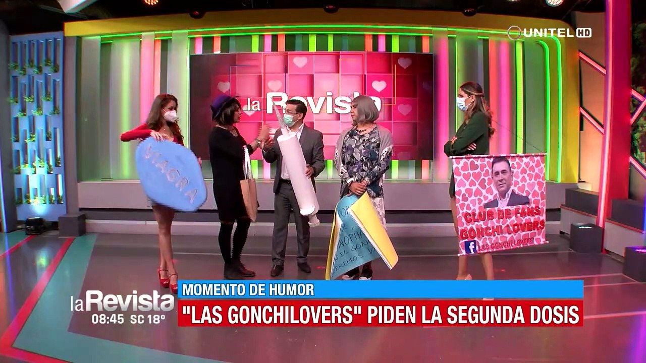 Humor: Las ‘Gonchi Lovers’ invadieron La Revista en busca de su segunda vacuna
