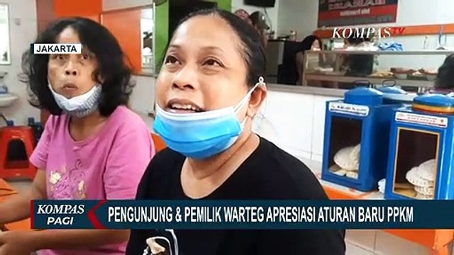 Masih PPKM, Makan di Warteg Paling Lama 20 Menit