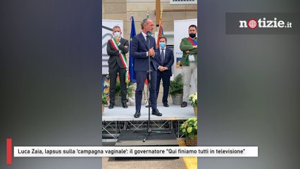 Luca Zaia, lapsus sulla 'campagna vaginale': il governatore "Qui finiamo tutti in televisione”