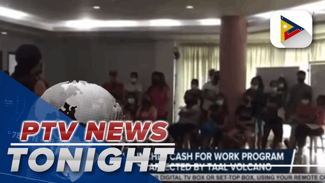 Laurel LGU launches cash for work program for residents affected by Taal volcano