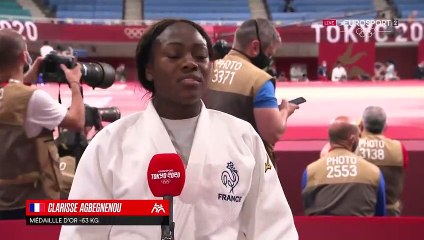 France : JO Tokyo 2020 : l’or olympique pour Clarisse Agbegnenou