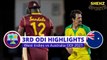 Australia vs WestIndies 3rd ODI 2021 Highlights | AUS vs WI 3rd ODI Highlights