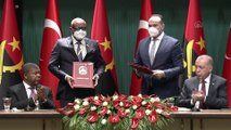 ANKARA - Türkiye-Angola İşbirliği Anlaşmaları imza töreni (1)