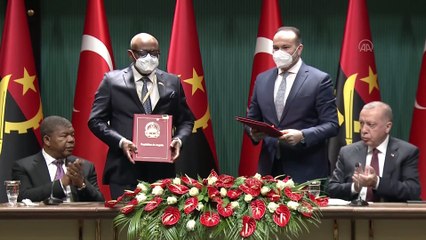 ANKARA - Türkiye-Angola İşbirliği Anlaşmaları imza töreni (1)