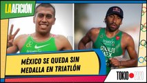 Mexicanos Crisanto Grajales e Irving Pérez terminan 31 y 46 en triatlón individual