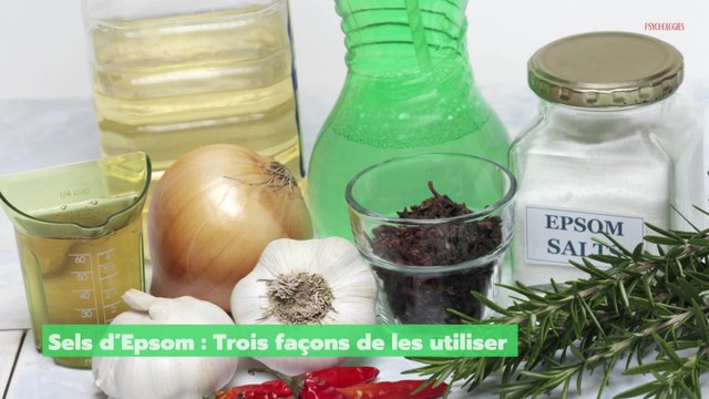 Sels d'Epsom, trois façons de les utiliser