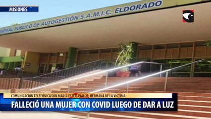 Falleció una mujer con Covid luego de dar a luz