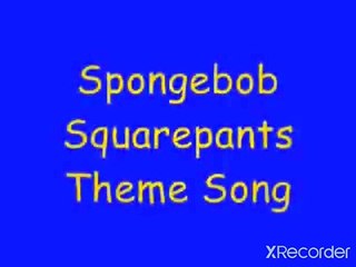 Spongebob Squarepants theme song lyrics