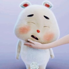 Cute bunny doesn't like to be disturbed so funny