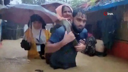 - Bangladeş'te Arakanlı Müslümanların kaldığı kampta heyelan ve sel: 6 ölü