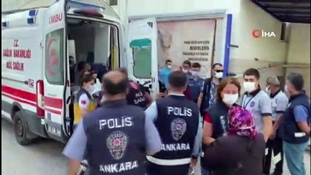 Tartıştığı eşini çocuklarının gözü önünde vurdu