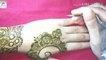 arabic henna मेहदी  design - easy simple Dubai style back hand heena mehndi design - HabibaMehndiArt