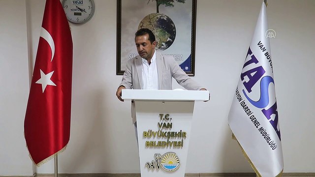 Van Su ve Kanalizasyon İdaresi Genel Müdürü Kaplan 'içme suyu hasta ediyor' iddialarını yalanladı