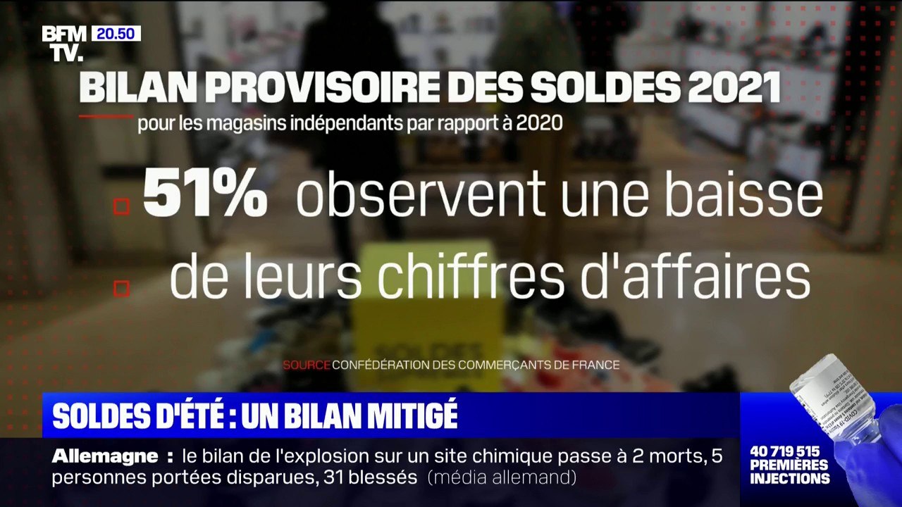 Soldes d'été: les commerçants dressent un bilan mitigé