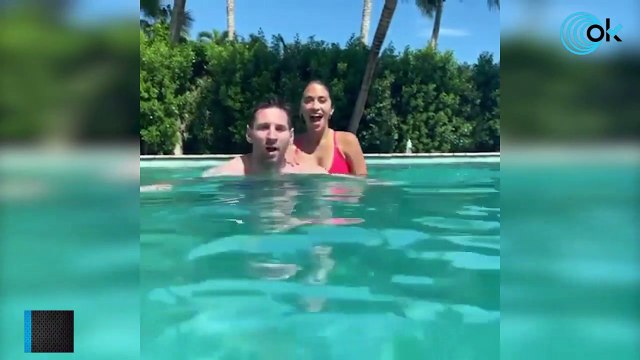 El beso de Messi y Antonela Roccuzzo que lleva 30 millones de reproducciones