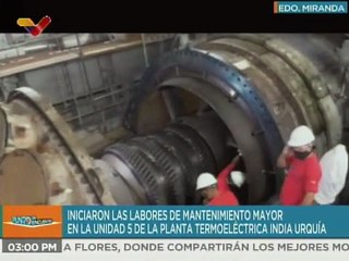 Download Video: Miranda | Corpoelec activa labores de mantenimiento en la Planta Termoeléctrica Indio Urquía