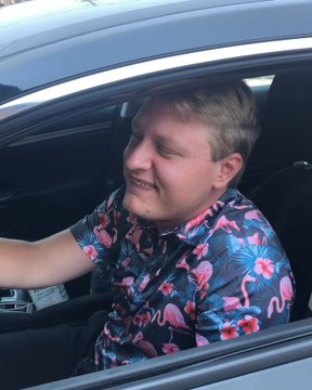 Cris Collinsworth In The Chick-Fil-A Drive Thru