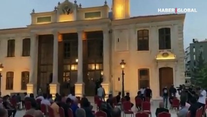 Alişan kardeşi Selçuk Tektaş'ın mevlidinde ezan okudu