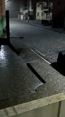 Queda de granizo é registrada no Oeste de Santa Catarina