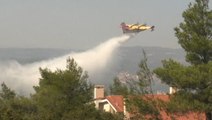 Firefighters battle wildfire raging just north of Athens