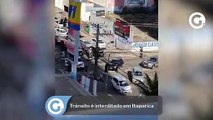 Trânsito é interditado em Itaparica
