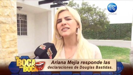 Ariana Mejía respondió a Douglas Bastidas sobre su embarazo