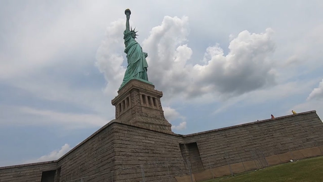 The changing shade of Lady Liberty